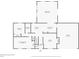 Layout of the main floor showing the living room, kitchen, bedrooms, and garage dimensions at 6568 S Dahlia Cir, Centennial, CO 80121