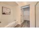 Bright bathroom boasts a soaking tub, shower, and walk-in closet at 4221 S Blackhawk Cir # 7G, Aurora, CO 80014