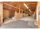 Spacious barn with multiple horse stalls and ample storage at 1641 Castlewood Dr, Franktown, CO 80116