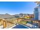 View from deck showcasing the backyard and neighboring houses at 17341 Red Cosmos Pt, Parker, CO 80134