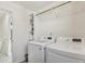 Well-equipped laundry room with modern appliances and ample storage space at 18372 E 100Th Pl, Commerce City, CO 80022