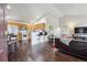 Bright kitchen with oak cabinets and open breakfast bar at 875 E 78Th Ave # 7, Denver, CO 80229