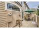 Inviting patio with an outdoor seating area offering a great space for relaxation and entertainment at 4346 S Quail St, Littleton, CO 80127