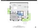 Floorplan showcasing kitchen, living room, and primary bedroom dimensions at 240 S Oak Hill St, Aurora, CO 80018