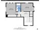 Floorplan highlighting bedroom and bath locations at 240 S Oak Hill St, Aurora, CO 80018
