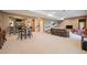 The finished basement offers versatile space for entertaining, relaxing, or recreation at 12121 Bryant St, Westminster, CO 80234