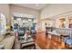 Open concept living space features hardwood floors, high ceilings, and modern decor at 12121 Bryant St, Westminster, CO 80234