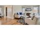 Cozy living room with hardwood floors and stylish decor at 2634 S Humboldt St, Denver, CO 80210