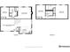 Detailed floor plan showcasing layout of two floors with room dimensions and storage at 1606 S Flanders Way, Aurora, CO 80017