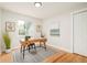Bright home office with large window, modern desk, and neutral decor at 1892 S Fairfax St, Denver, CO 80222