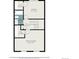 Upstairs floor plan including bathroom, bedroom, hall, and walk-in closets at 4116 W 111Th Cir, Westminster, CO 80031