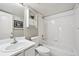 Well-maintained bathroom with tub and shower combination at 1629 S Deframe St # A1, Lakewood, CO 80228