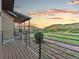 Enjoy stunning mountain views from this deck and balcony at 12947 Lazy Dog Ln, Littleton, CO 80127