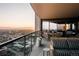 Relax on this expansive outdoor balcony with mountain and city views, including a grill and dining set at 1133 14Th St # 3430, Denver, CO 80202