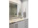 Modern bathroom featuring granite countertops and chrome fixtures at 1133 14Th St # 3430, Denver, CO 80202