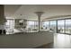 Spacious open-concept kitchen with granite countertops and city view at 1133 14Th St # 3430, Denver, CO 80202