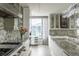 Modern kitchen featuring stainless steel appliances and granite countertops at 1133 14Th St # 3430, Denver, CO 80202