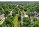 Aerial view showing mature trees, landscaping, and the beautiful green areas nearby the property at 2680 S Garfield Cir, Denver, CO 80210