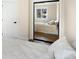 Bright bedroom showcasing closet with mirrored doors, light walls and wood floors at 613 N Brentwood Ct, Castle Rock, CO 80104