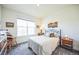 Bedroom with a queen bed and wood furniture at 1680 Rivergate Way, Berthoud, CO 80513