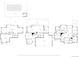 Floor plan of a house with a basement, main level, and upper level, showcasing the layout of each floor at 8682 N Sundown Trl, Parker, CO 80134