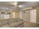 Finished basement area with carpet, neutral paint, and recessed lighting at 20113 Edinborough Ct, Parker, CO 80138