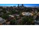 Breathtaking aerial view of the city skyline, highlighting the neighborhood's proximity to urban amenities and lush surroundings at 1007 N Ogden St, Denver, CO 80218