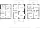 Detailed floor plan showcasing the layout and dimensions of this home's multiple levels with decks and balconies at 1007 N Ogden St, Denver, CO 80218