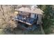 Elevated deck with pergola and seating area at 8010 W Chestnut Dr, Littleton, CO 80128