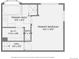 Floor plan of primary bedroom, closet, and bath, providing a clear layout of the home's bedroom spaces at 27 Buckthorn Dr, Littleton, CO 80127