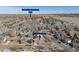 Aerial view of the property at 12500 Meade Ct with neighborhood amenities at 12500 Meade Ct, Broomfield, CO 80020
