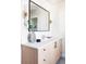 Contemporary bathroom with a single sink and sleek fixtures at 2471 Quitman St, Denver, CO 80212