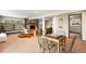 Basement living room with fireplace, and open concept design at 2907 Hiwan Dr, Evergreen, CO 80439
