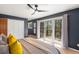 Relaxing main bedroom with private deck access and natural light at 2907 Hiwan Dr, Evergreen, CO 80439