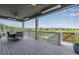 The covered patio showcases an outdoor dining area with scenic views and a beautiful landscape at 11817 Phoebe St, Parker, CO 80134