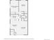 Detailed floor plan showcasing the layout of the home, including the kitchen, living room, and bedrooms at 3656 Fairfax St, Denver, CO 80207