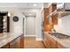 Kitchen with a gas range and granite countertops at 7600 Landmark Way # 904, Greenwood Village, CO 80111