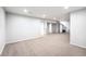 Expansive basement with neutral carpet and recessed lighting, perfect for versatile use at 11623 W Hornsilver Mtn, Littleton, CO 80127