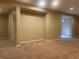 Finished basement featuring ample space and a storage closet at 6176 S Adams Dr, Centennial, CO 80121