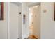 Hallway features convenient elevator access and entry to a unit, number 5 at 844 N Humboldt St # 5, Denver, CO 80218
