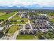 Aerial view of the neighborhood and mountains at 2004 Foxtail Ln # B, Lafayette, CO 80026