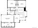 Detailed floor plan of the home's upper level, showcasing bedrooms, bathrooms, and office layout at 2140 Torrey Pine Dr, Evergreen, CO 80439