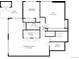 Detailed floor plan of the home's basement level, showcasing a recreation room, gym, and bedroom layout at 2140 Torrey Pine Dr, Evergreen, CO 80439