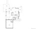 Detailed floor plan of the home's first level, showcasing the layout of the kitchen, living room, and dining area at 2140 Torrey Pine Dr, Evergreen, CO 80439