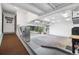 Bright and spacious garage with ramp access and ample room for storage and projects at 2140 Torrey Pine Dr, Evergreen, CO 80439