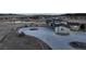 Aerial view of a large house with a long driveway at 19647 Guildford Ct, Monument, CO 80132