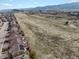 Aerial view showing homes backing to open land, offering privacy and views at 8501 Hackamore Rd, Littleton, CO 80125