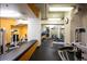 Condo gym with a bench and numerous weight machines at 444 17Th St # 802, Denver, CO 80202