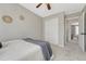 Bedroom featuring a ceiling fan and closet at 9851 Castle Ridge Cir, Highlands Ranch, CO 80129