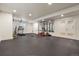 Home gym featuring gym equipment and rubber flooring at 5723 Berry Ridge Way, Castle Rock, CO 80104